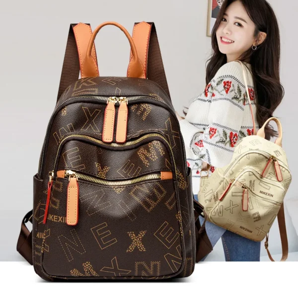 Mochila feminina grande capacidade commuter