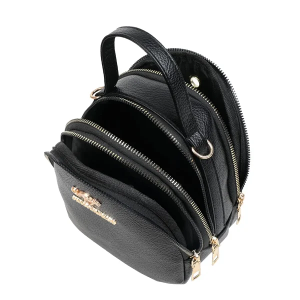 Bolsa três camadas de couro plutônio de luxo - Imagem 5