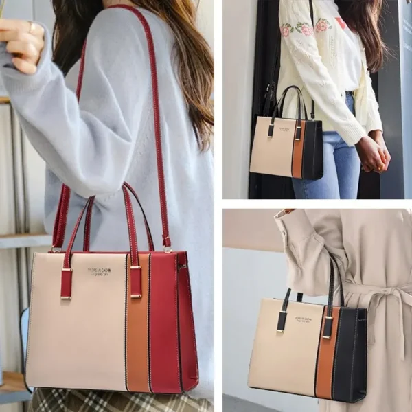 Bolsas casual de alça ajustável alça superior saco grande - Imagem 3