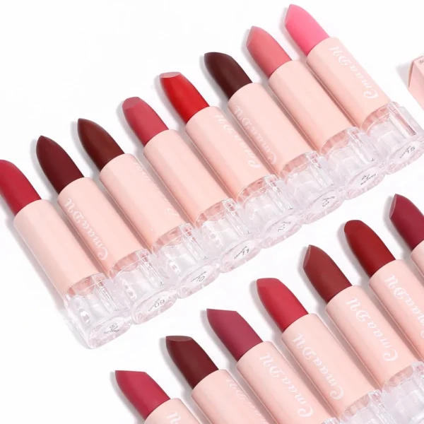 Batom Matte  Veludo Líquido Rico Acabamento Fosco Batom Lipgloss à prova d'água - Imagem 5