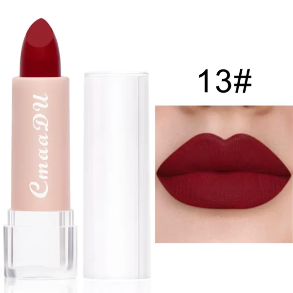 Batom Matte  Veludo Líquido Rico Acabamento Fosco Batom Lipgloss à prova d'água - Imagem 18