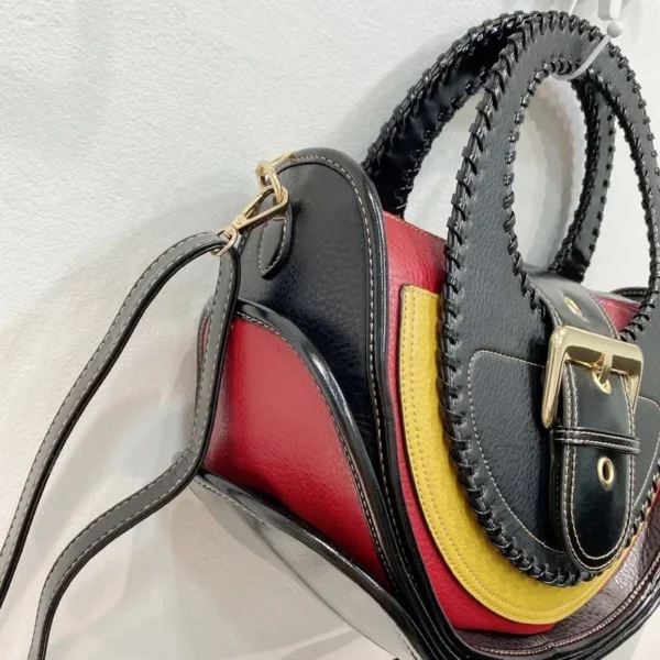 Bolsa de couro de luxo designer  marca crossbody  casual - Imagem 6