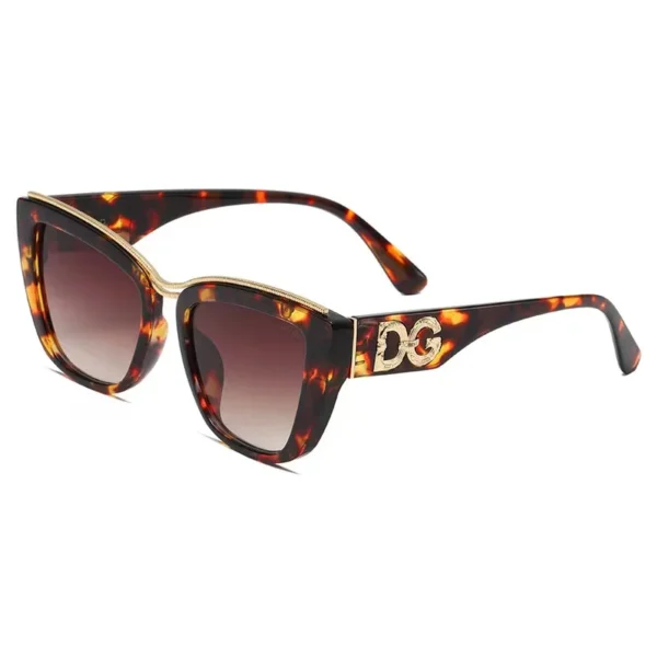 Óculos de sol marca luxo designer feminino retro quadrado grande quadro uv400 - Imagem 10