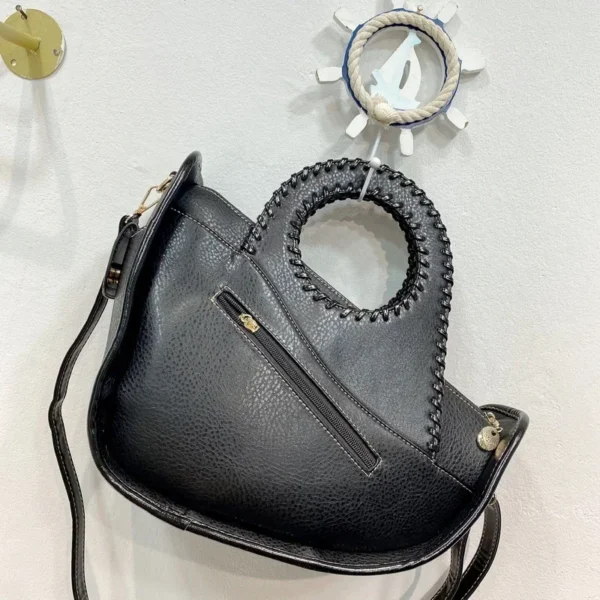 Bolsa de couro de luxo designer  marca crossbody  casual - Imagem 2