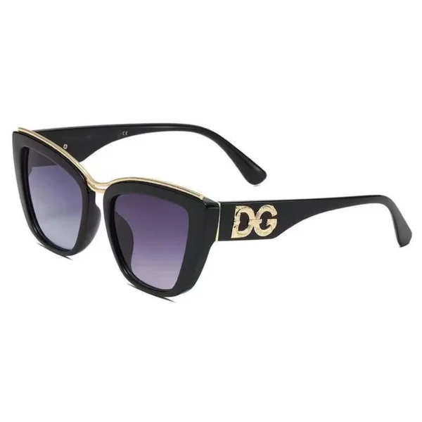 Óculos de sol marca luxo designer feminino retro quadrado grande quadro uv400 - Imagem 8