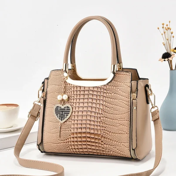 Bolsa crossbody de cor sólida feminina, detalhes trançados - Imagem 8