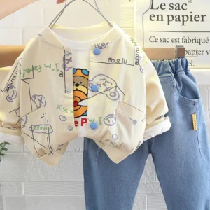 Conjunto 3 pçs para meninos de 0 a 5 anos