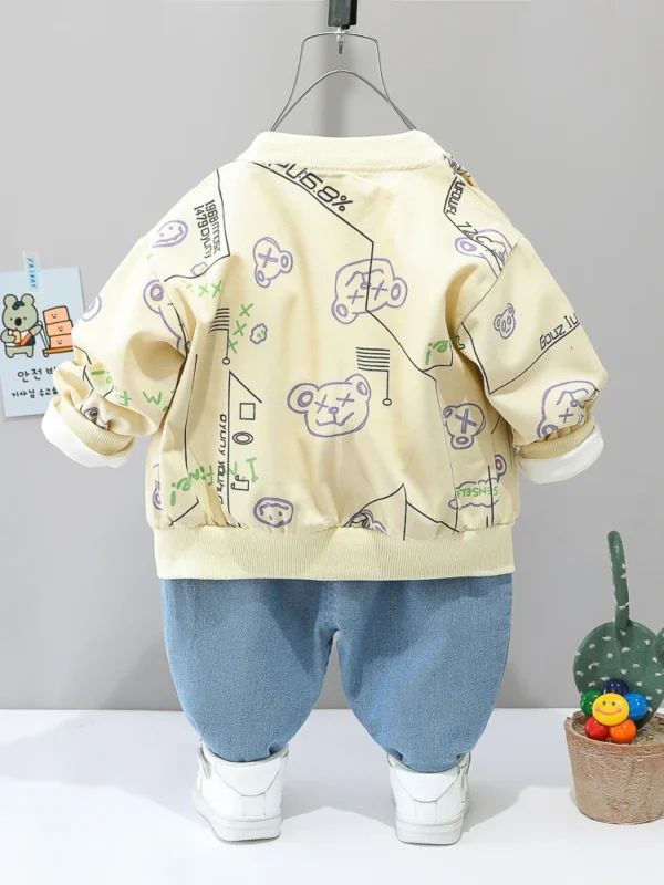 Conjunto 3 pçs para meninos de 0 a 5 anos - Imagem 2