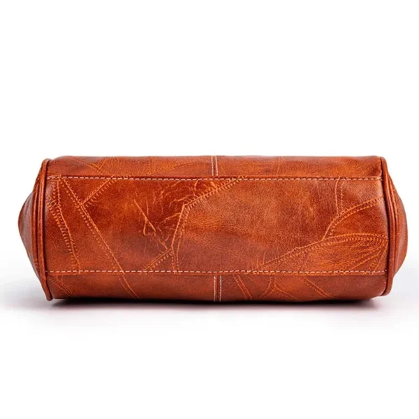 Bolsa Retrô para mulheres fosco couro do plutônio - Imagem 5