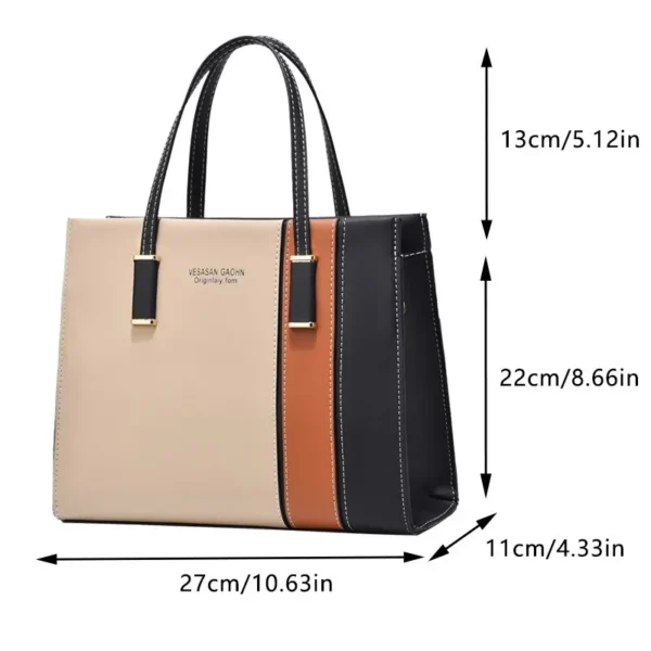 Bolsas casual de alça ajustável alça superior saco grande - Imagem 2