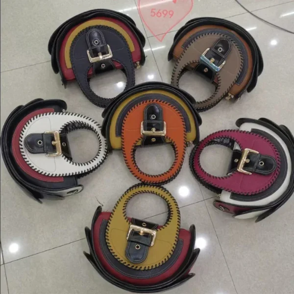 Bolsa de couro de luxo designer  marca crossbody  casual - Imagem 3