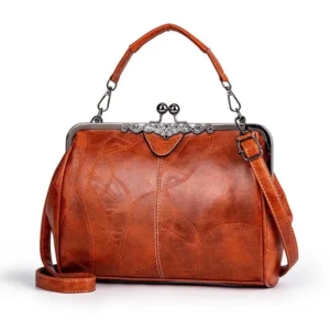 Bolsa Retrô para mulheres fosco couro do plutônio