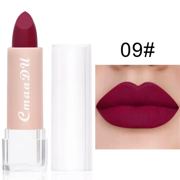 Batom Matte  Veludo Líquido Rico Acabamento Fosco Batom Lipgloss à prova d'água - Imagem 14
