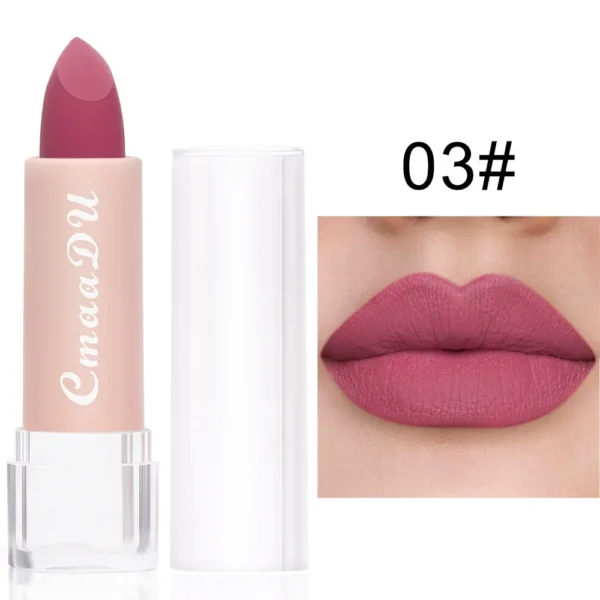 Batom Matte  Veludo Líquido Rico Acabamento Fosco Batom Lipgloss à prova d'água - Imagem 12