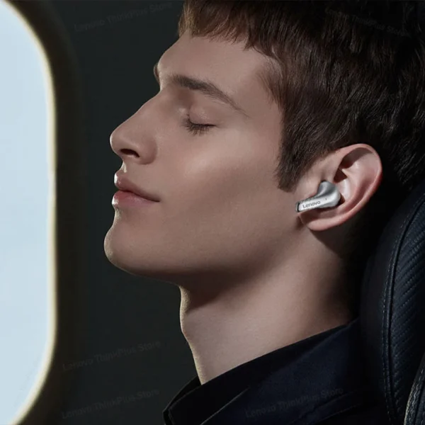 100% original lenovo lp5 sem fio bluetooth fones de ouvido alta fidelidade música com microfone esportes à prova dwaterproof água - Imagem 6