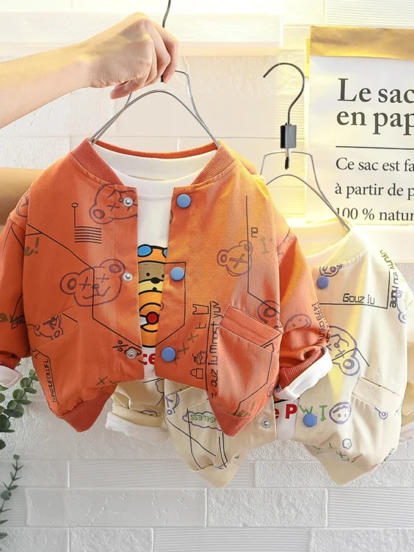 Conjunto 3 pçs para meninos de 0 a 5 anos - Imagem 4
