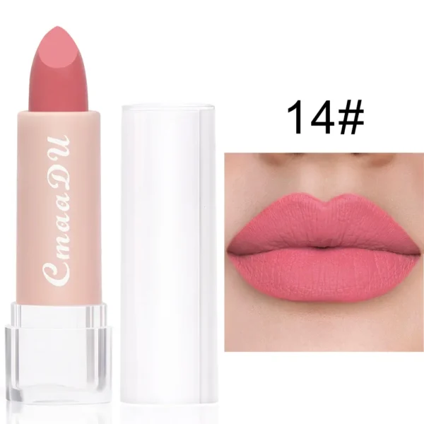 Batom Matte  Veludo Líquido Rico Acabamento Fosco Batom Lipgloss à prova d'água - Imagem 19