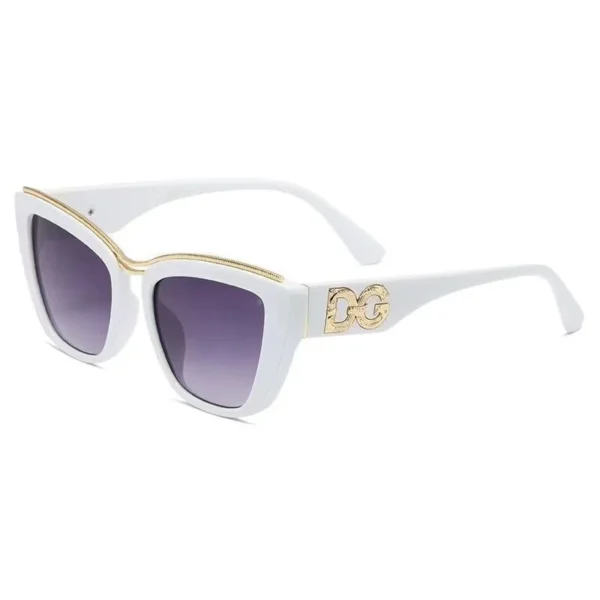 Óculos de sol marca luxo designer feminino retro quadrado grande quadro uv400 - Imagem 9