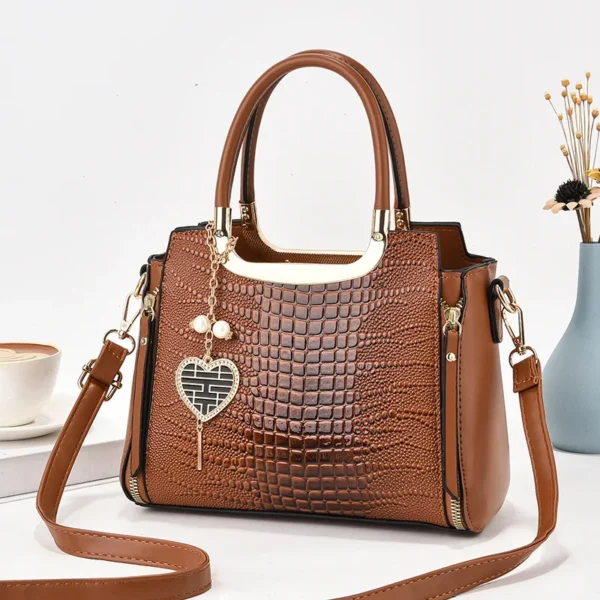 Bolsa crossbody de cor sólida feminina, detalhes trançados - Imagem 10
