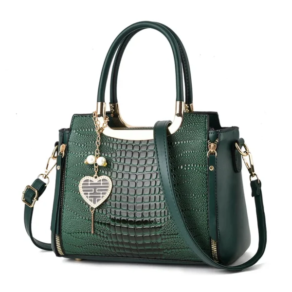 Bolsa crossbody de cor sólida feminina, detalhes trançados - Imagem 5