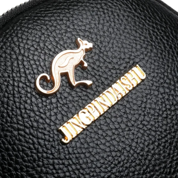 Bolsa três camadas de couro plutônio de luxo - Imagem 3