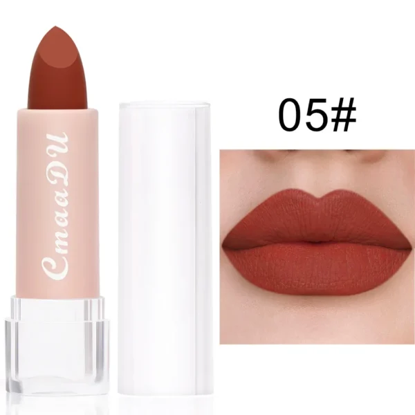 Batom Matte  Veludo Líquido Rico Acabamento Fosco Batom Lipgloss à prova d'água - Imagem 10