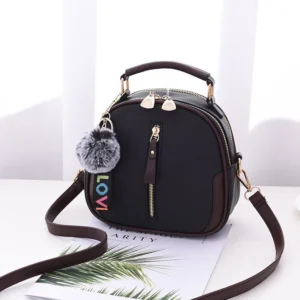 Bolsa de ombro para mulheres designer de alça superior de couro PU.