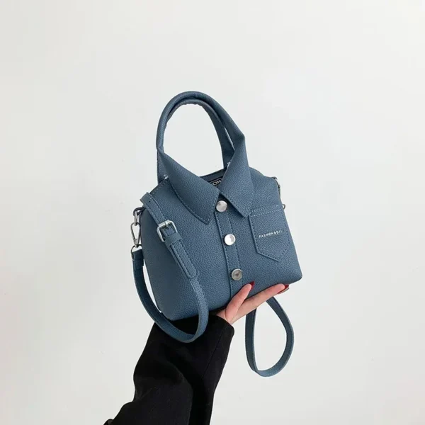 Bolsa de couro PU crossbody de luxo - Imagem 11