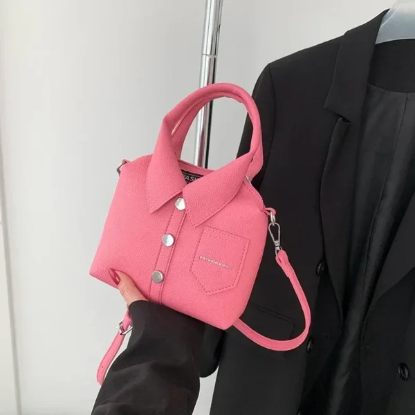 Bolsa de couro PU crossbody de luxo - Imagem 2
