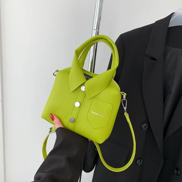 Bolsa de couro PU crossbody de luxo - Imagem 5