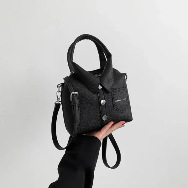 Bolsa de couro PU crossbody de luxo - Imagem 12