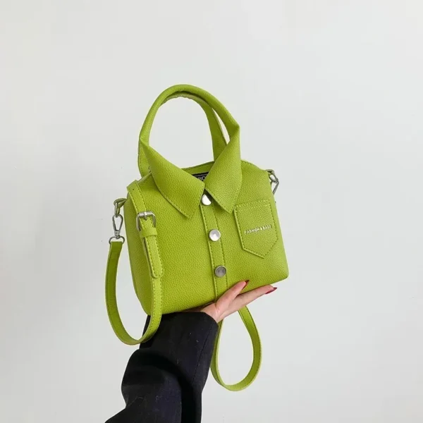Bolsa de couro PU crossbody de luxo - Imagem 8