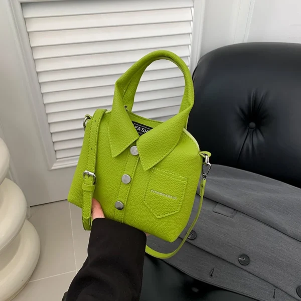 Bolsa de couro PU crossbody de luxo