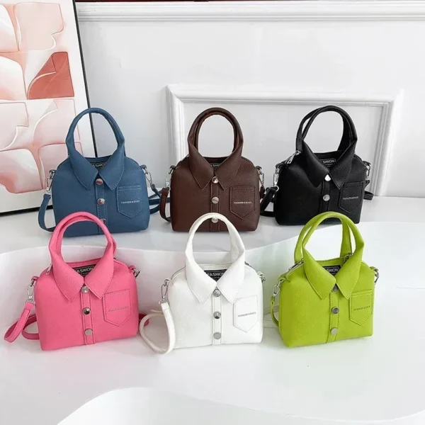 Bolsa de couro PU crossbody de luxo - Imagem 3