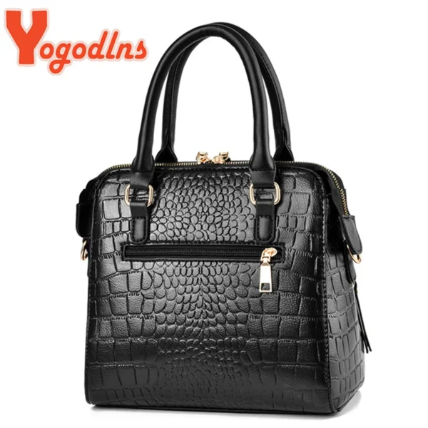 Bolsa Crocodilo couro PU de ombro - Imagem 4