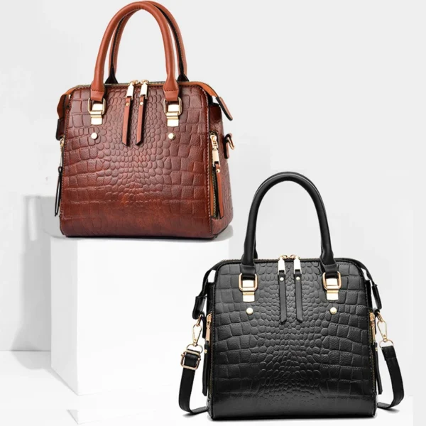 Bolsa Crocodilo couro PU de ombro - Imagem 22