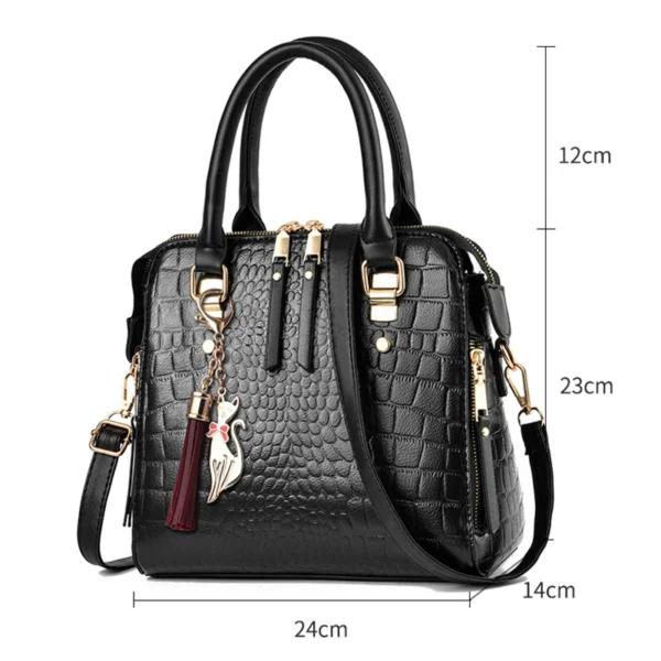 Bolsa Crocodilo couro PU de ombro - Imagem 33