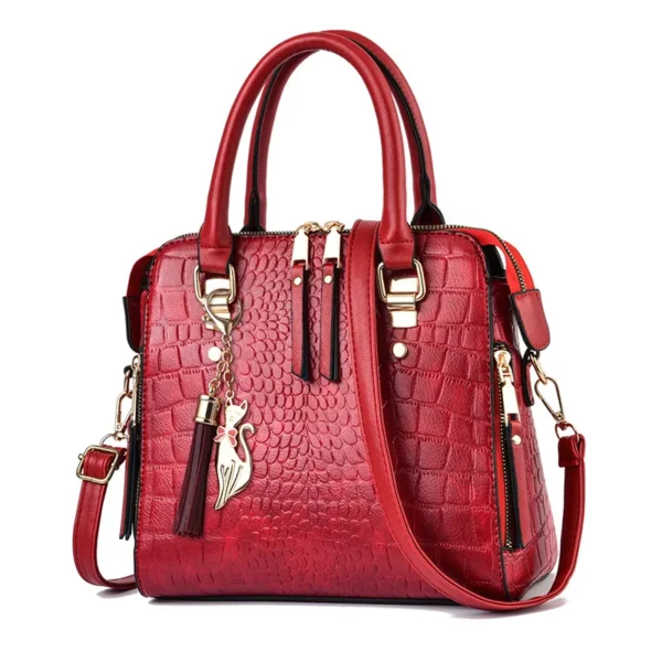 Bolsa Crocodilo couro PU de ombro - Imagem 21