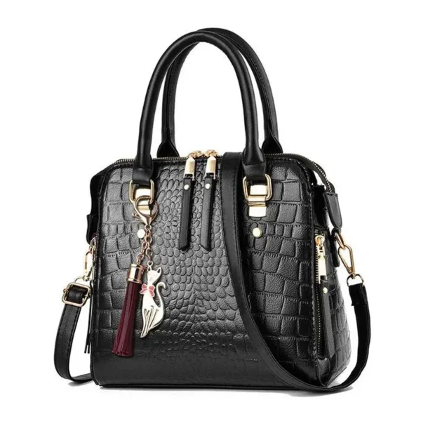 Bolsa Crocodilo couro PU de ombro - Imagem 10