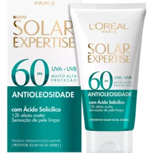 Protetor Solar Antioleosidade Sem Cor FPS60 L'Oréal Paris 40g