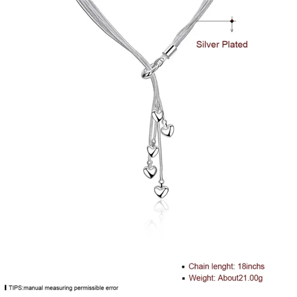 DOTEFFIL 925 Prata Esterlina Coração Cobra Corrente Colar Pulseira Brinco Conjunto Para Mulher Casamento Noivado Festa Moda Jóias - Imagem 11