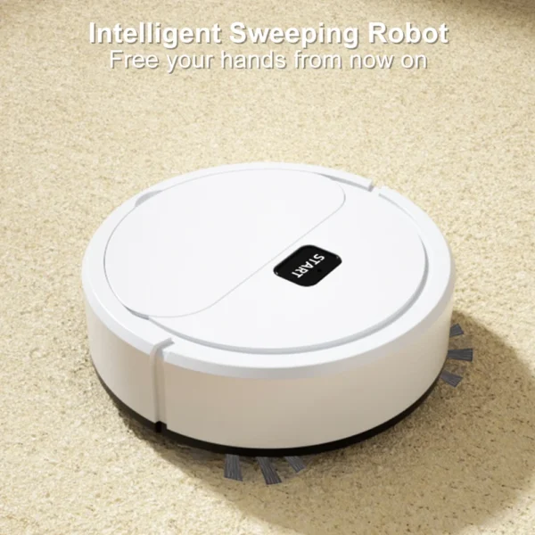 Robô de varredura totalmente automático, aspirador de pó, esfregão de chão, mini aspirador de pó, uso doméstico, varredor inteligente 3 em 1 da Lazybones - Imagem 11