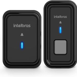 Campainha Sem Fio Com Bateria CIB 101 Preto Intelbras