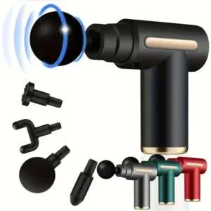 Pistola de Massagem Mini USB e Relaxamento Muscular Vibratória Bastão de Massagem Equipamento de Fitness Pistola de Fáscia para Pescoço