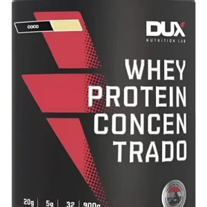 Dux Nutrition Whey Protein Concentrado Pote 900g Sabor Coco