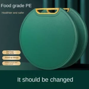 Tábua De Corte Verde Antibacteriana À Prova De Mofo Com Suporte Em Pé Para Cozinha